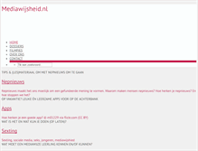 Tablet Screenshot of mediawijsheid.nl